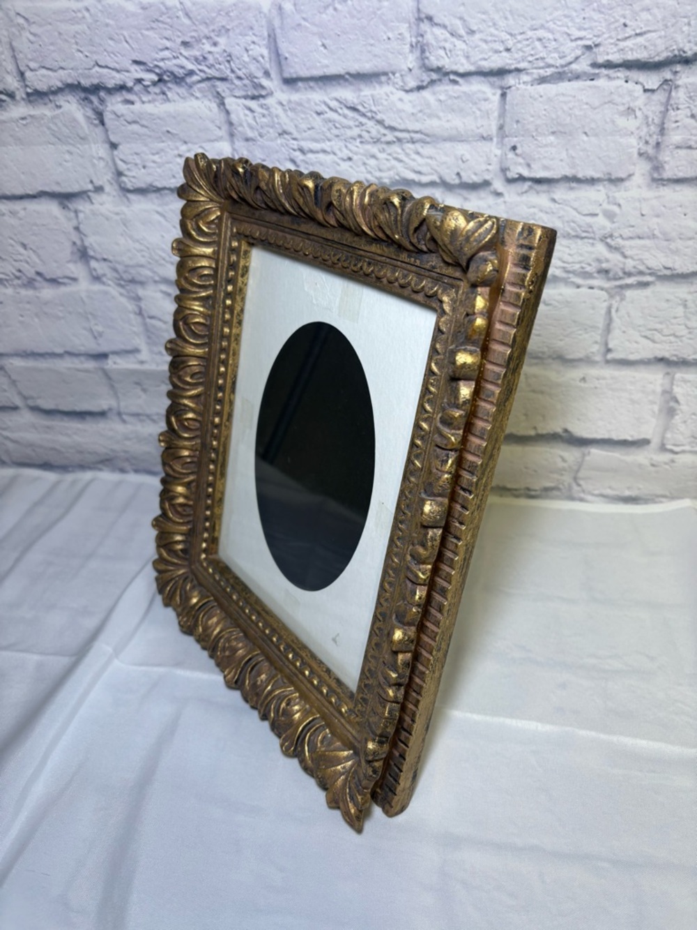 Antique Ornate Gold Gilt Baroque Style Picture Frame (11x13) Scroll Leaf Pattern - Picture 12 of 15